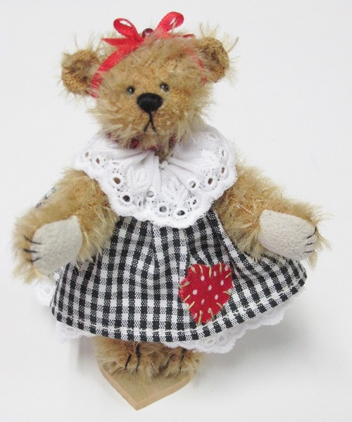 "Susie" Miniature Mohair Deb Canham Collectible Bear<br> (Click on picture-FULL DETAILS)<BR>